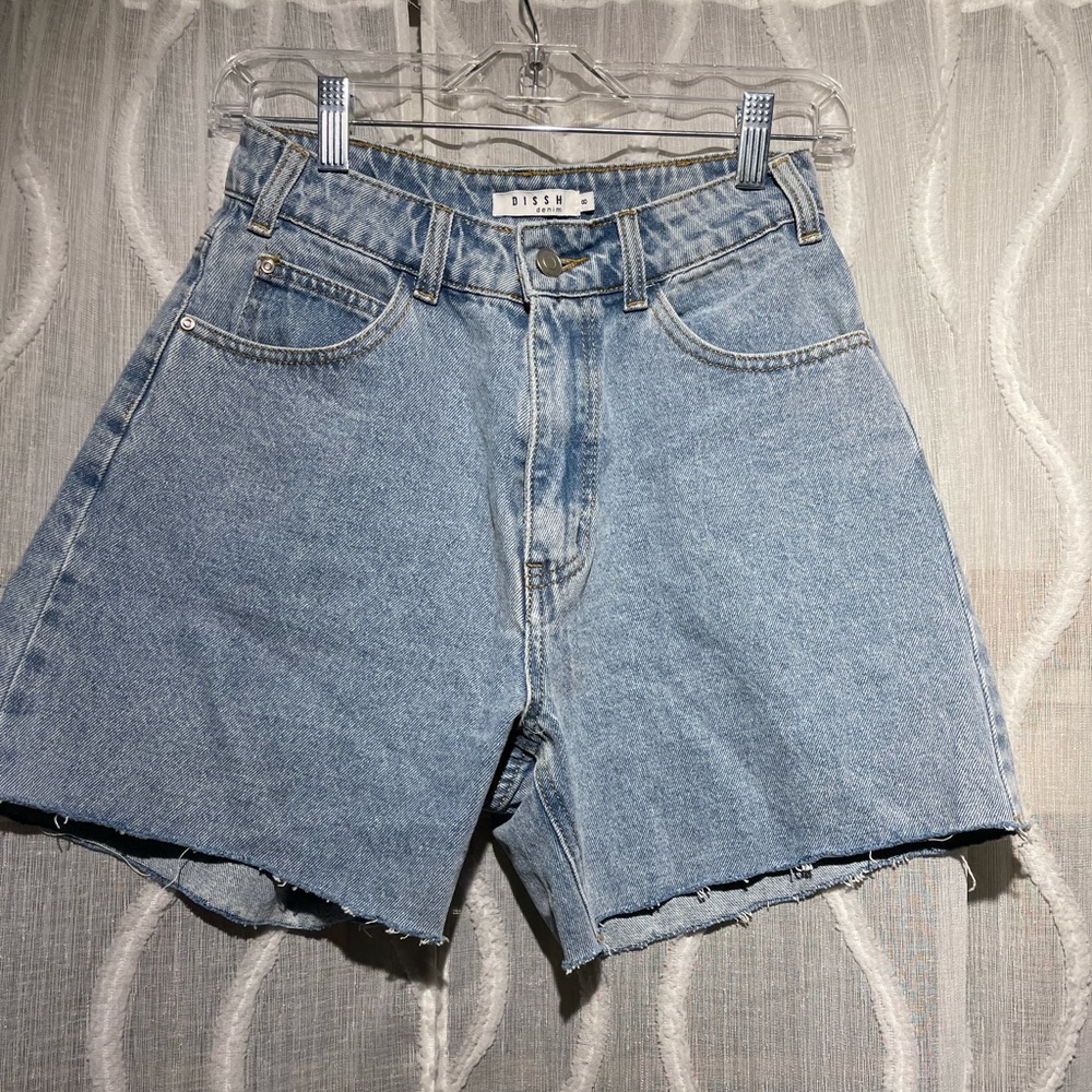 DISSH High Waisted Denim Shorts (never worn)